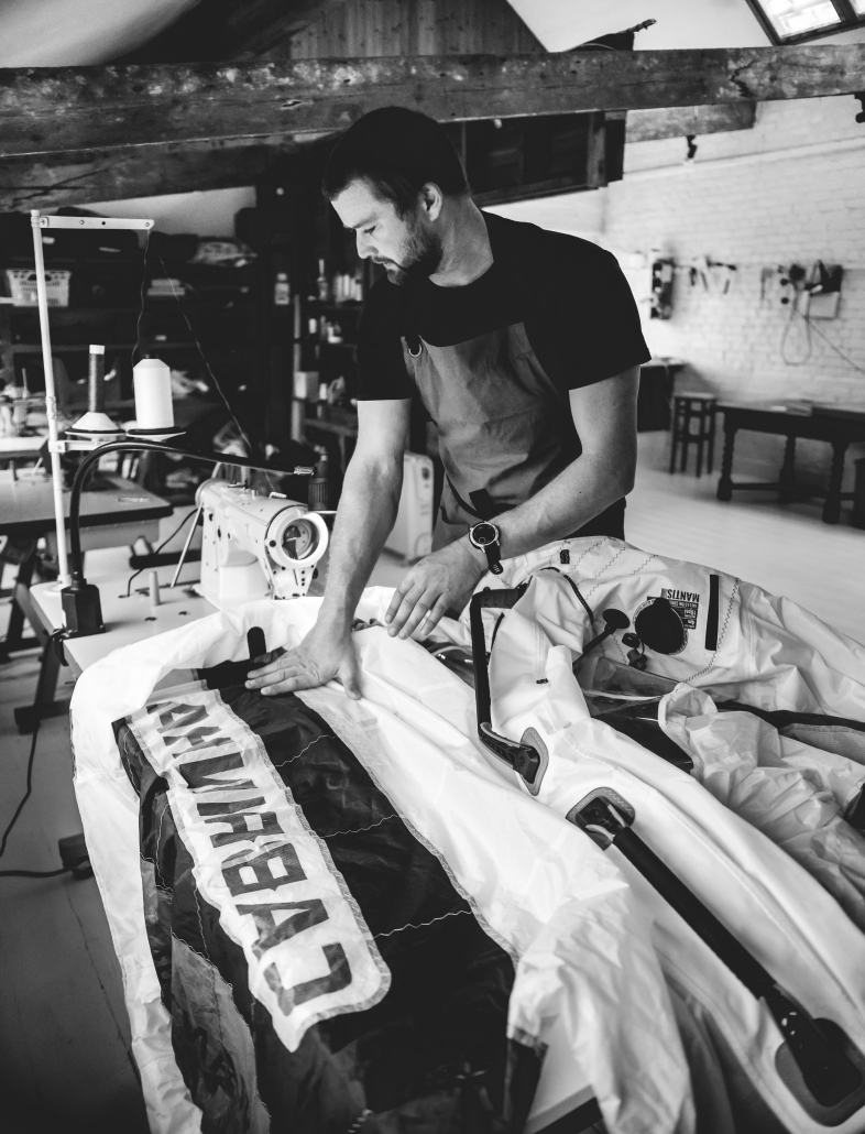 repairs Richard Boughton Kite Barn wingfoil repairs