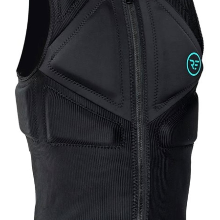 Ride Engine Empax V2 Impact Vest front in black