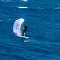 F-One Frigate V2 pocket wing lilac foiling at sea